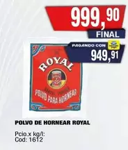 Royal - POLVO PARA HORNEAR