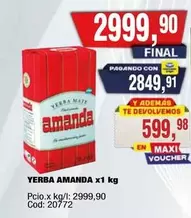 Amanda - YERBA AMANDA x1 kg