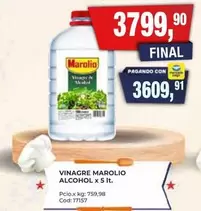 Marolio - Vinagre Alcohol