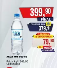 AGUA 401 600 cc