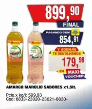 Marolio - AMARGO MAROLIO SABORES