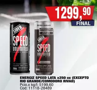 Lider - ENERGIZ LATA