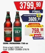 Patagonia - CERV. PATAGONIA 730 cc