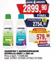 Estrella - SHAMPOO Y ADONC. ESTRELLA BABY X 250 ml