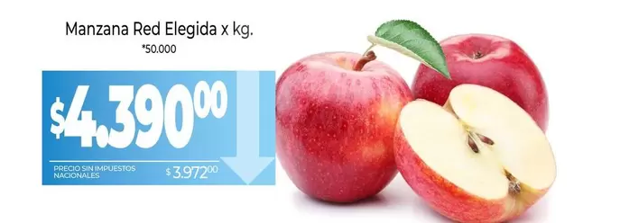 X$ - Manzana Red Elegida x kg.