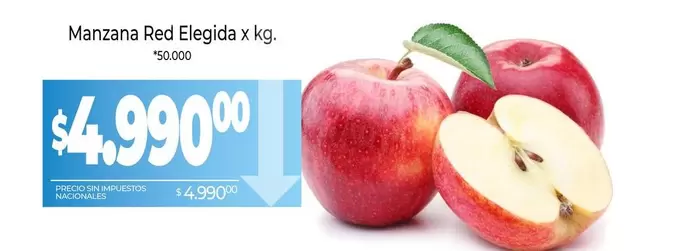 X$ - Manzana Red Elegida