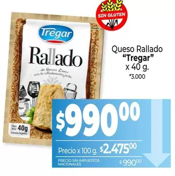 Tregar - Queso Rallado