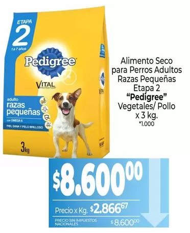 Pedigree - Alimento Seco para Perros Adultos Razas Pequeñas