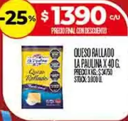 La paulina - QUESO RALLADO