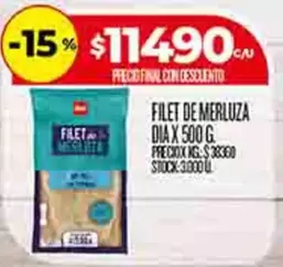 Dia - FILET DE MERLUZA DIA