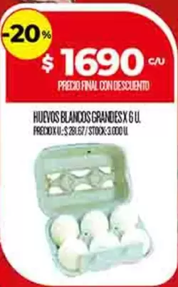 HUEVOS BLANCOS GRANDES