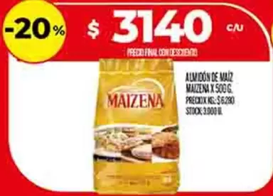 Maizena - Almidón de maíz