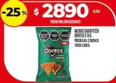 Doritos - NACHOS SABOR PIZZA