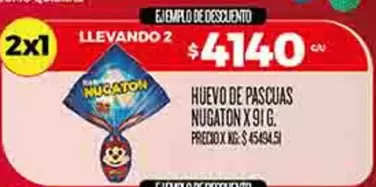 Nugaton - HUEVO DE PASCUAS NUGATON X 91 G
