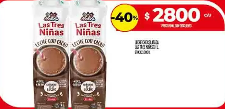 Las Tres Niñas - Leche chocolatada