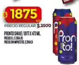 Pronto -  Shake / Exit X 473 ML