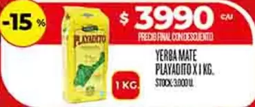 Playadito - YERBA MATE
