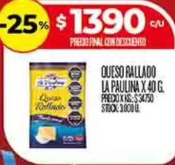 La paulina - QUESO RALLADO