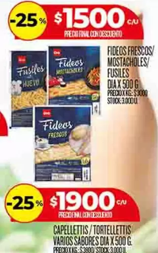 Dia - Fideos Frescos