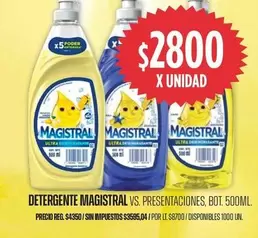 Magistral - DETERGENTE ULTRA DESENGRASANTE
