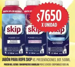 Skip - JABÓN PARA ROPA