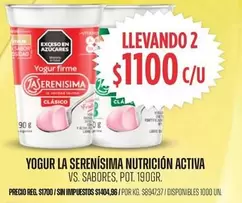 La Serenísima - Yogur firme