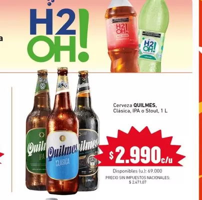 Quilmes - Cerveza Clásica IPA o Stout