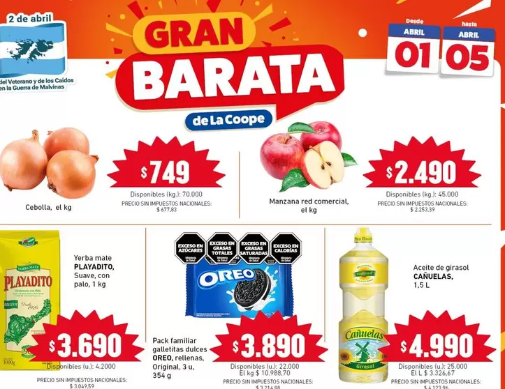 Playadito - Cebolla, Ajo