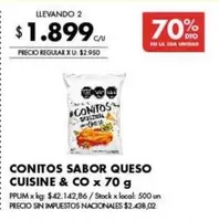 X$ - Conitos Sabor Queso