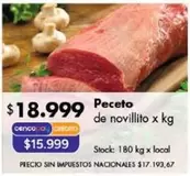 X$ - Peceto de novillito