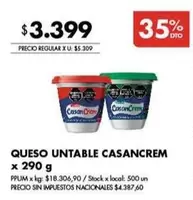 Casancrem - Queso Untable