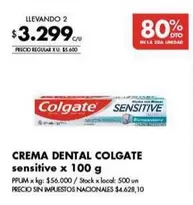 Colgate - CREMA DENTAL