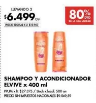 Elvive - SHAMPOO Y ACONDICIONADOR