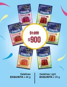 Exquisita - Gelatinas