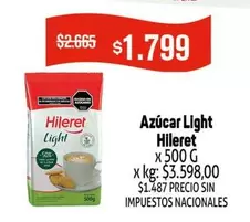 Hileret - Azúcar Light