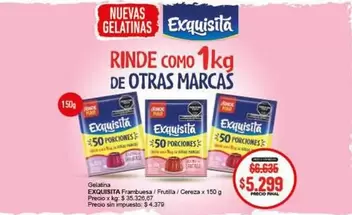 Exquisita - Nuevas Gelatinas