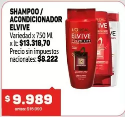 Elvive - SHAMPOO / ACONDICIONADOR