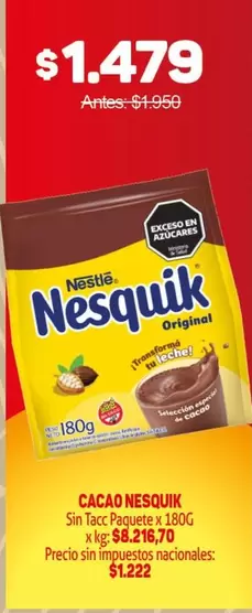 X$ - Cacao Nesquik