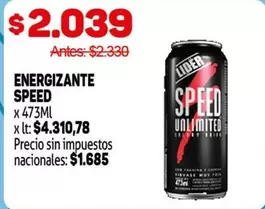 Speed - ENERGIZANTE SPEED