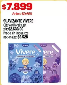 Vivere - SUAVIZANTE VIVERE Clásico/Floral