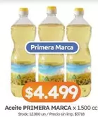 Primera marca - Aceite