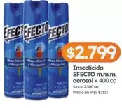 Efecto - Insecticida aerosol