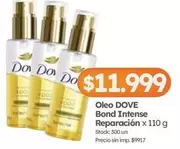 Dove - Oleo Bond Intense Reparación