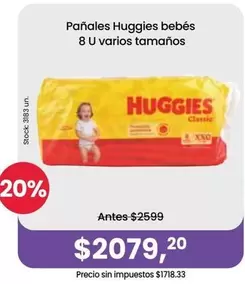 Huggies - Pañales bebés