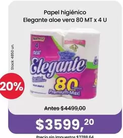 Elegante - Papel higi
uevo