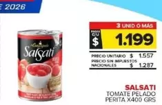 Salsati - Tomate Pelado Perita