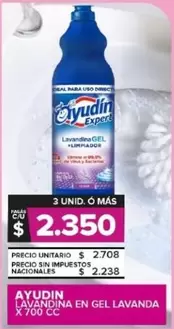 X$ - Lavandina en Gel