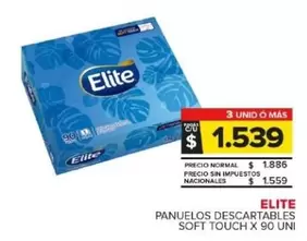 Elite - PANUELOS DESCARTABLES SOFT TOUCH