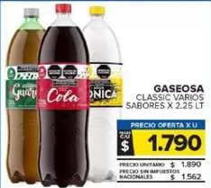Coca cola - Gaseosa Classic Varios Sabores