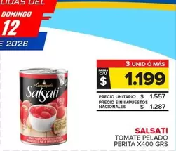 Salsati - TOMATE PELADO PERITA